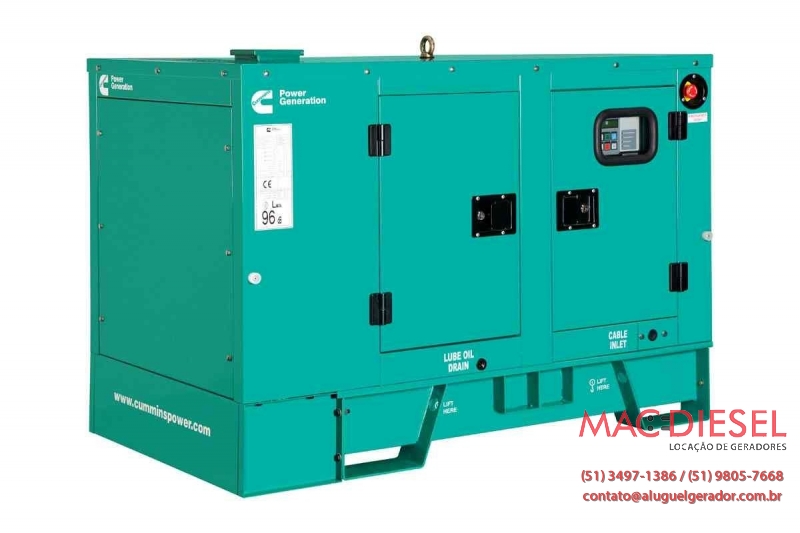 Imagem do gerador 450 KVA